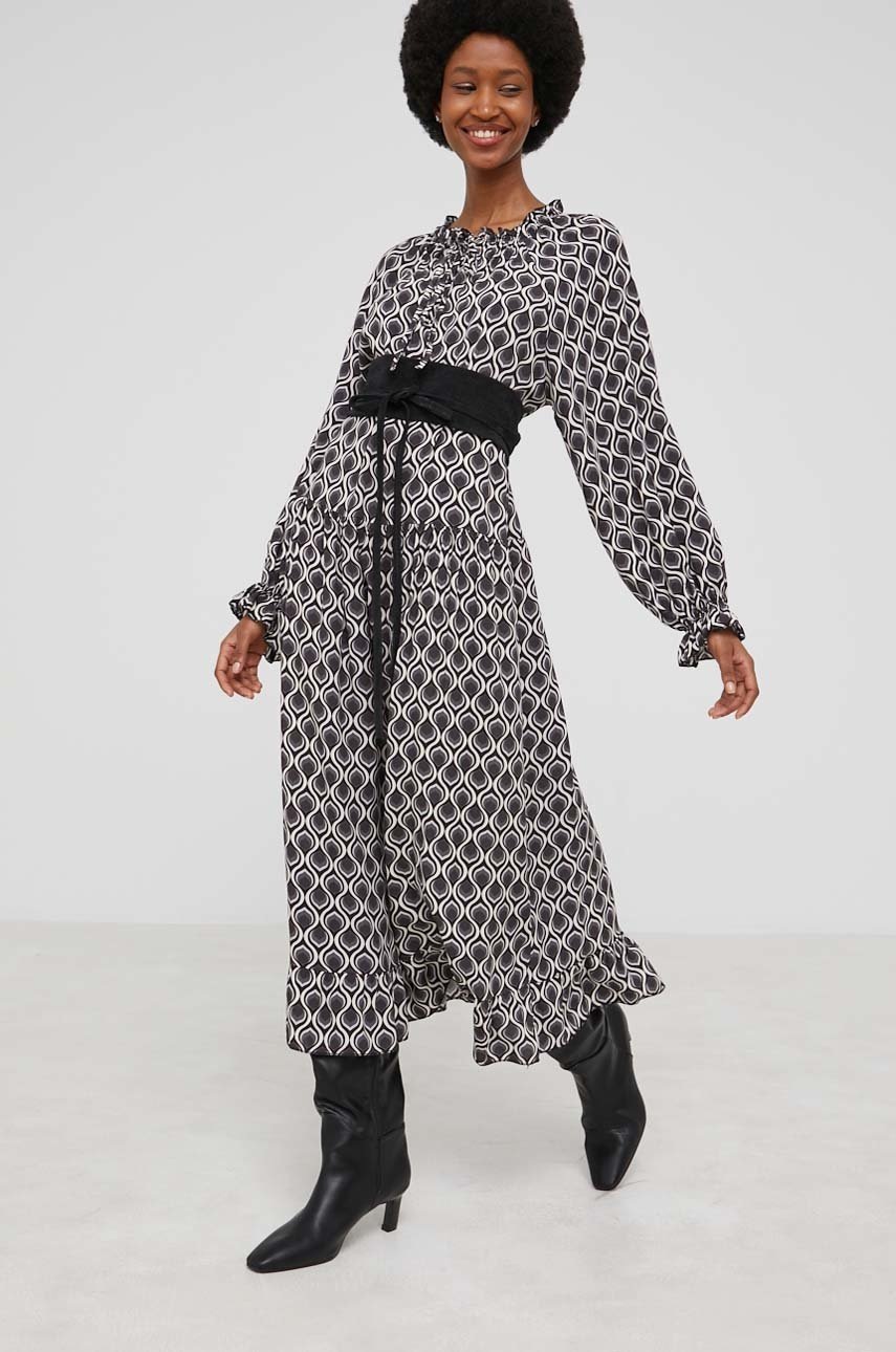 

Сукня Answear Lab колір чорний maxi oversize