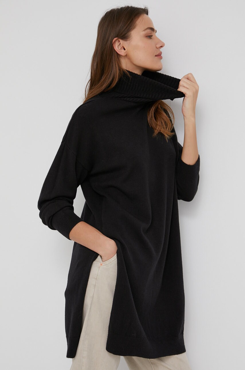 Answear lab pulover culoarea negru,