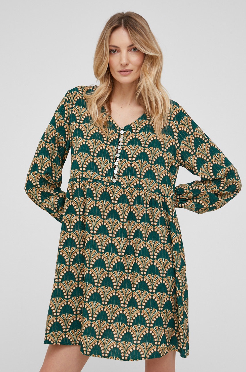 

Сукня Answear Lab колір зелений mini oversize