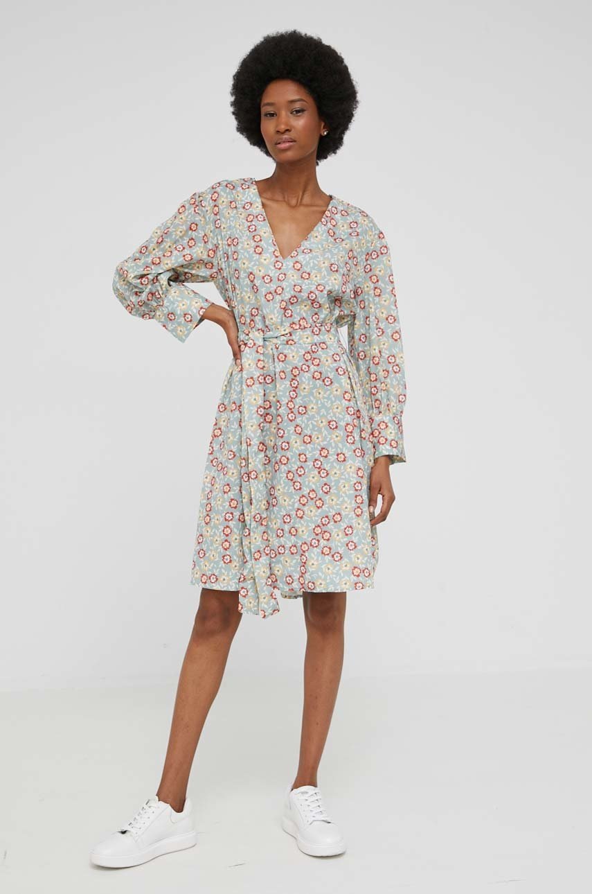 

Сукня Answear Lab колір бірюзовий mini oversize