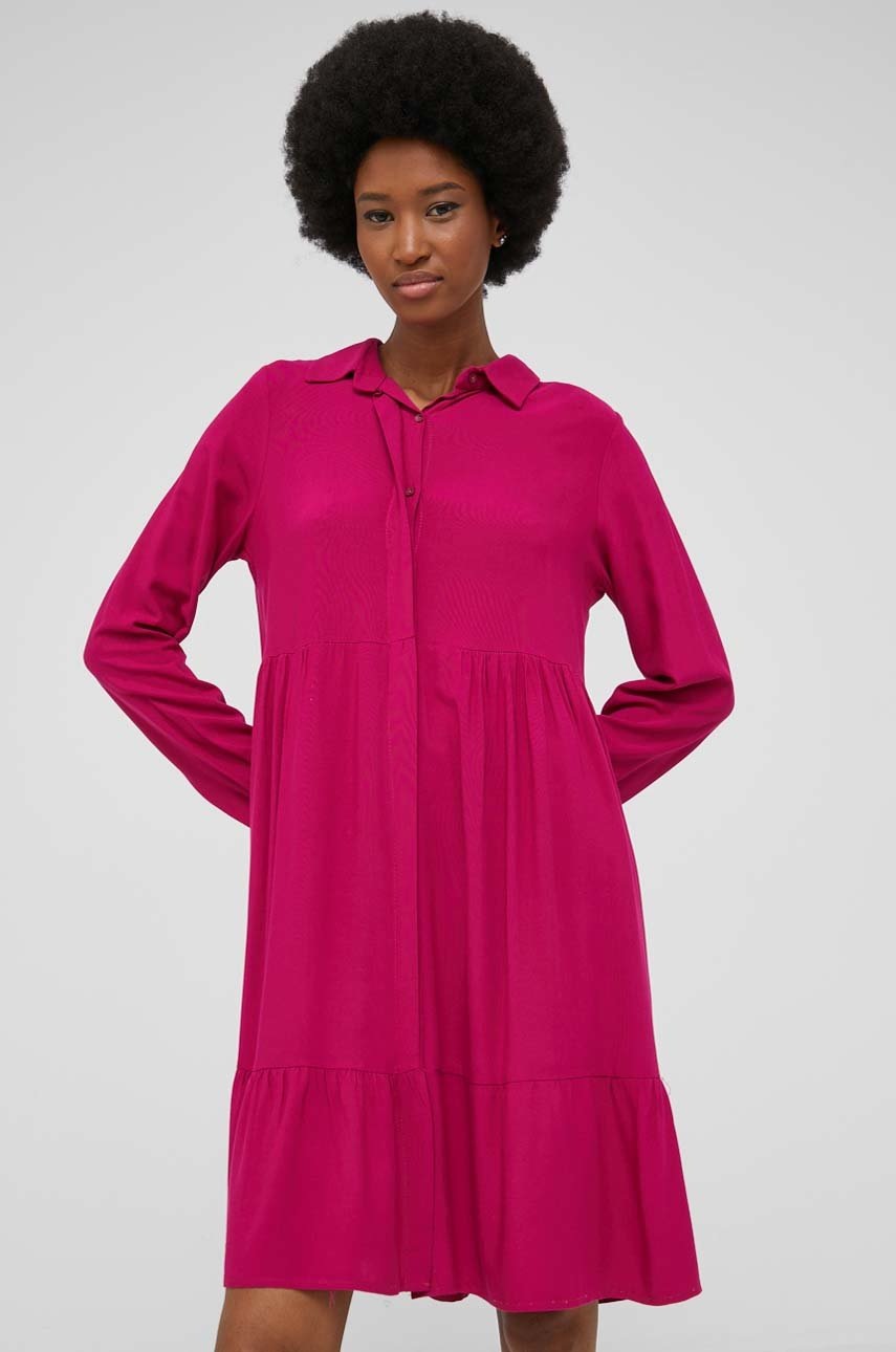 

Сукня Answear Lab колір рожевий mini oversize