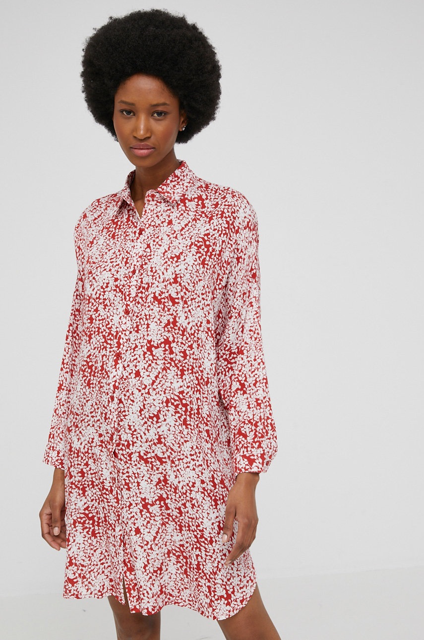 

Платье Answear Lab цвет красный mini oversize