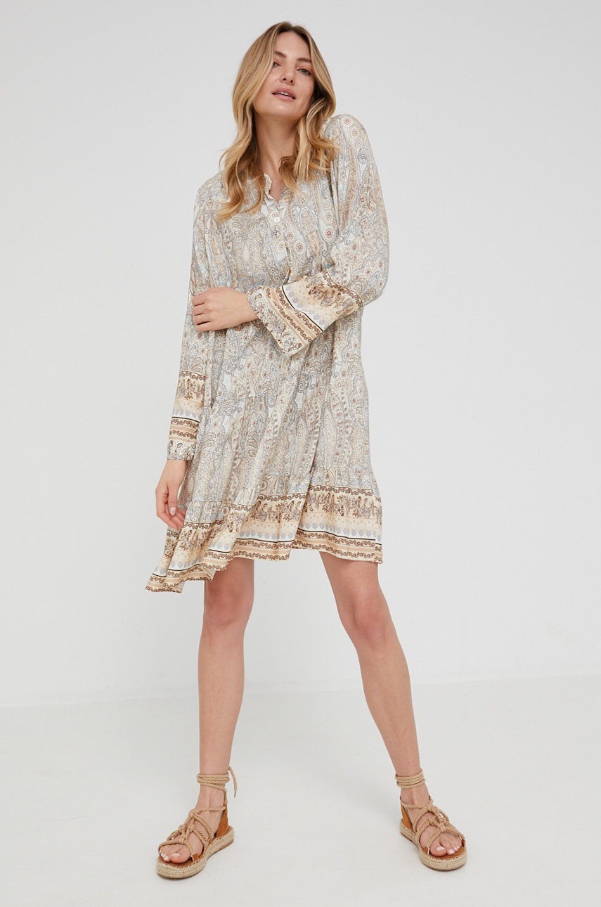 

Сукня Answear Lab колір бежевий mini oversize