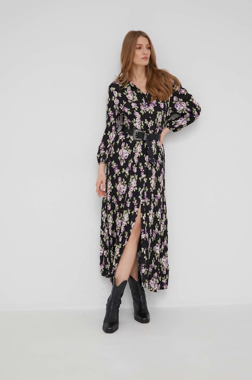 

Платье Answear Lab цвет чёрный maxi oversize
