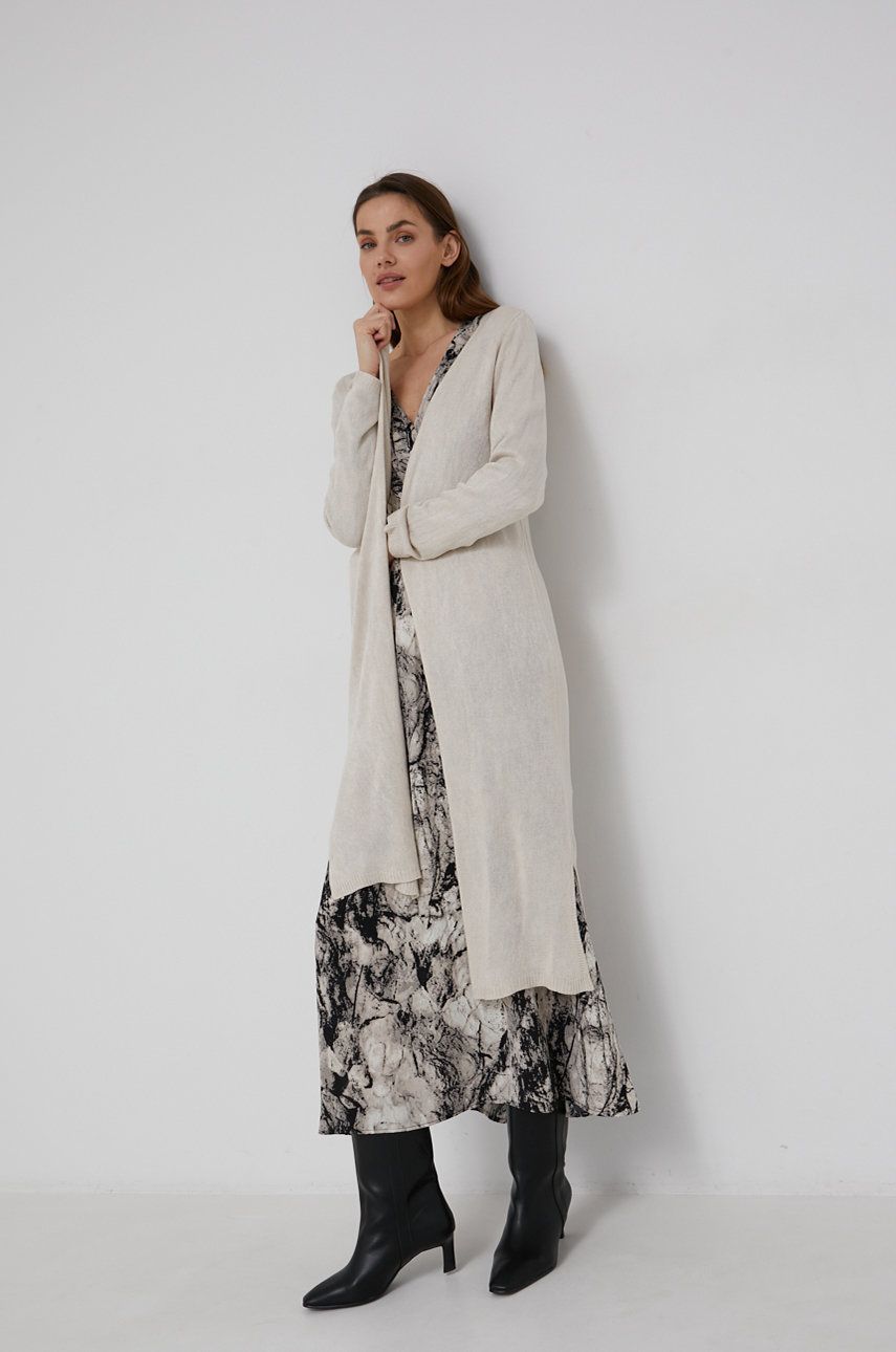 Answear Lab Cardigan de lână femei, culoarea bej, light 2022 ❤️ Pret Super answear imagine noua 2022