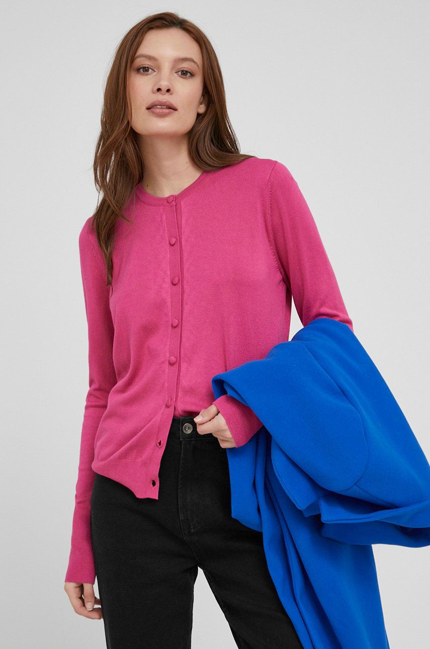 Answear Lab cardigan femei, culoarea roz, light Answear Lab