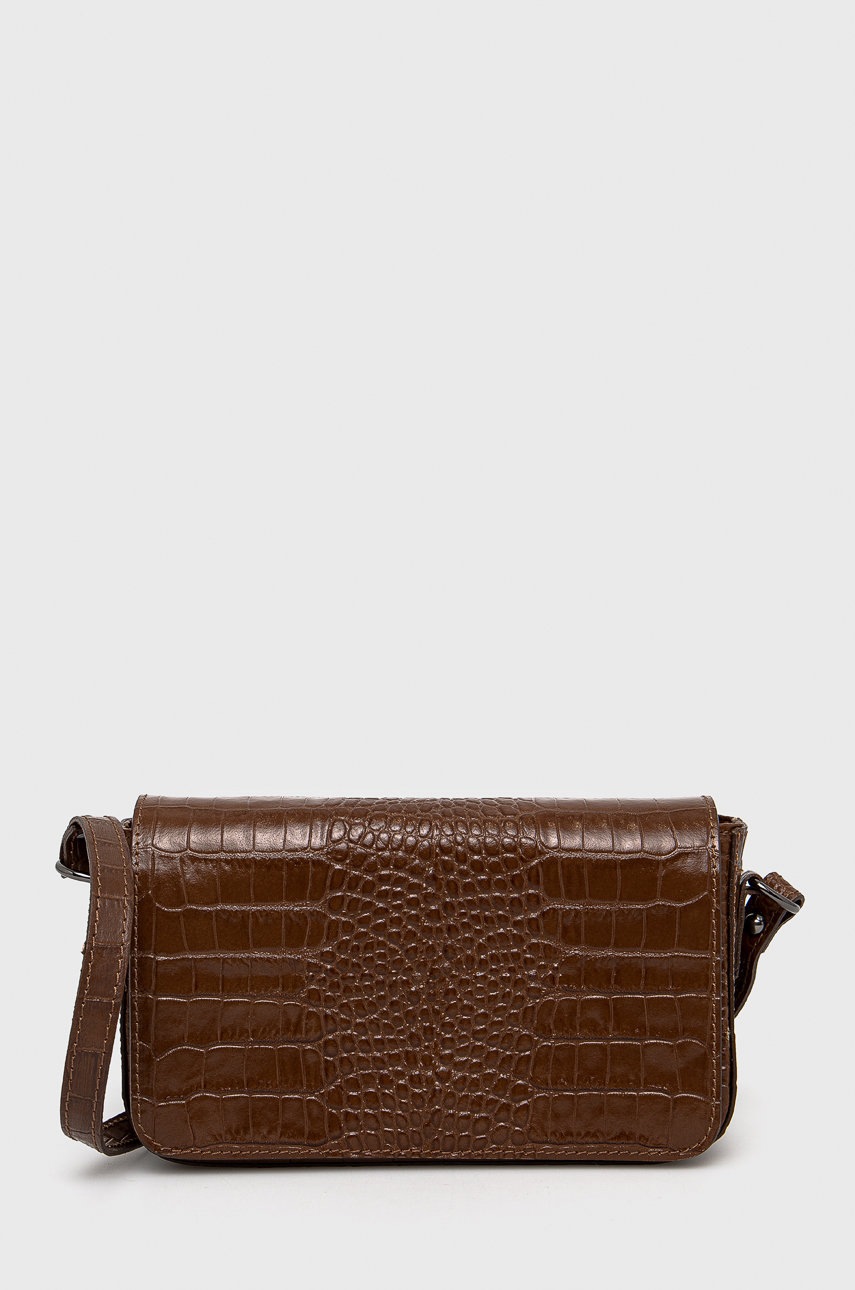 

Кожена чанта Answear Lab в кафяво, Кафяв