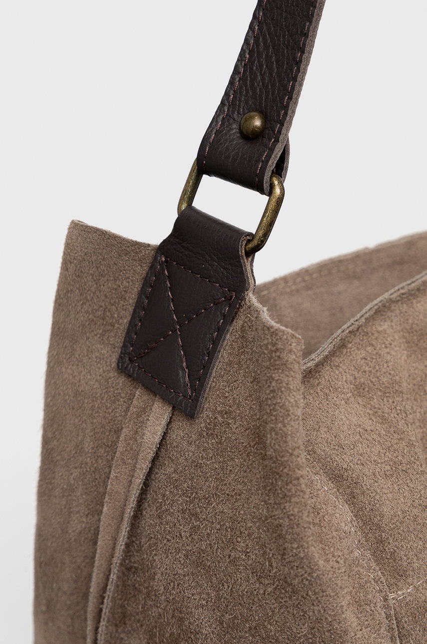 

Замшевая сумочка Answear Lab цвет коричневый
