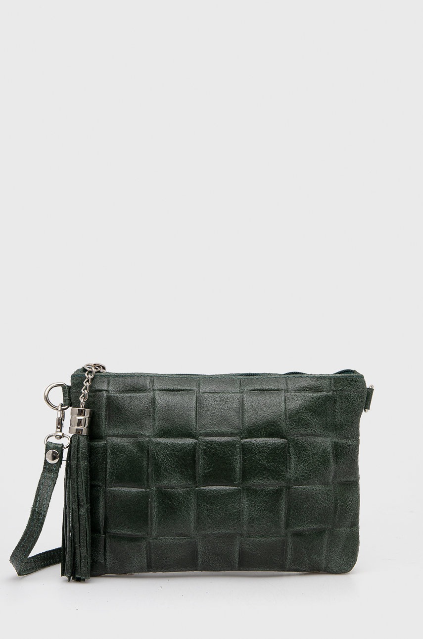 

Кожена чанта Answear Lab в зелено, Зелен