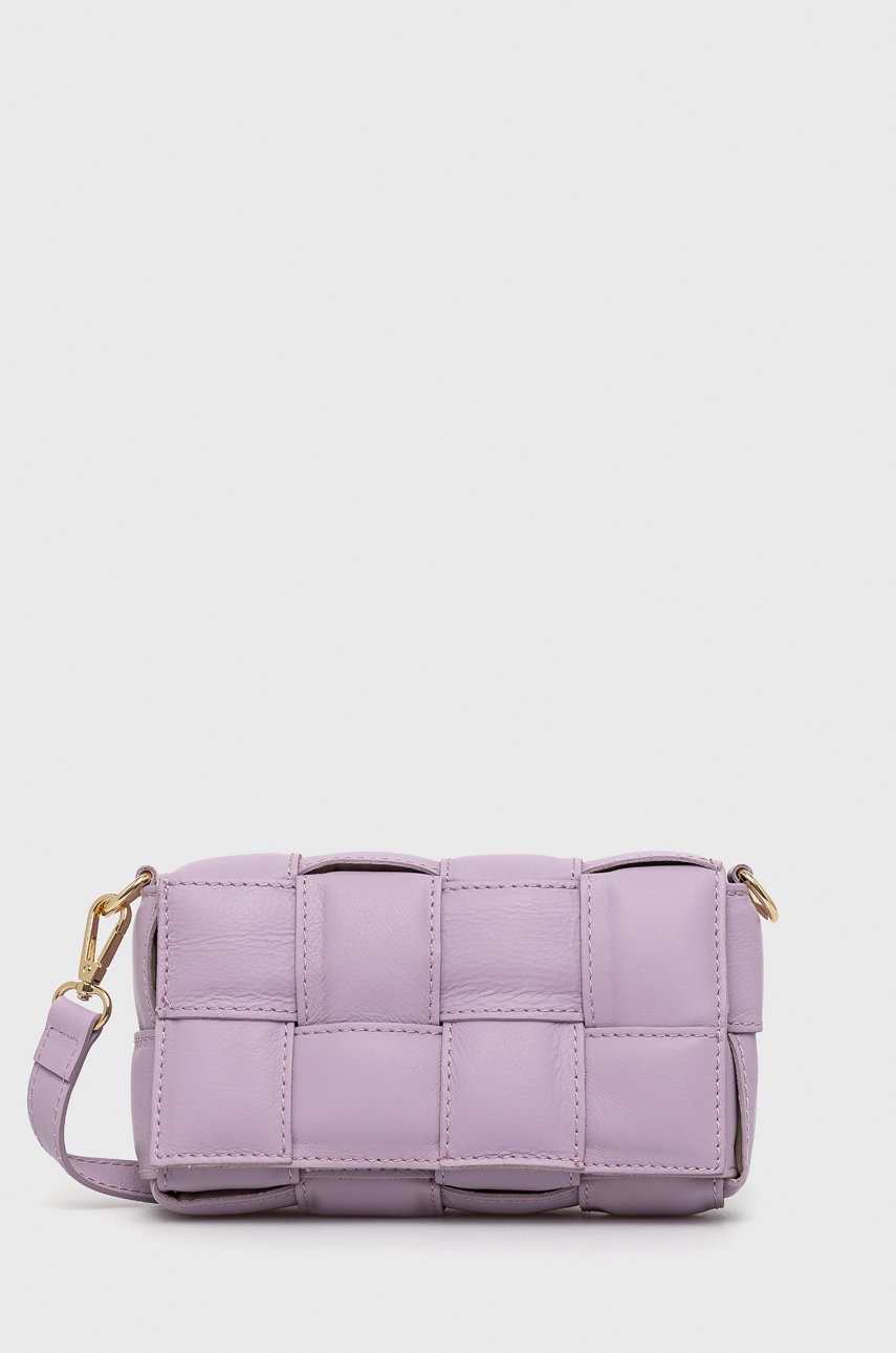 

Кожена чанта Answear Lab в лилаво, Виолетов