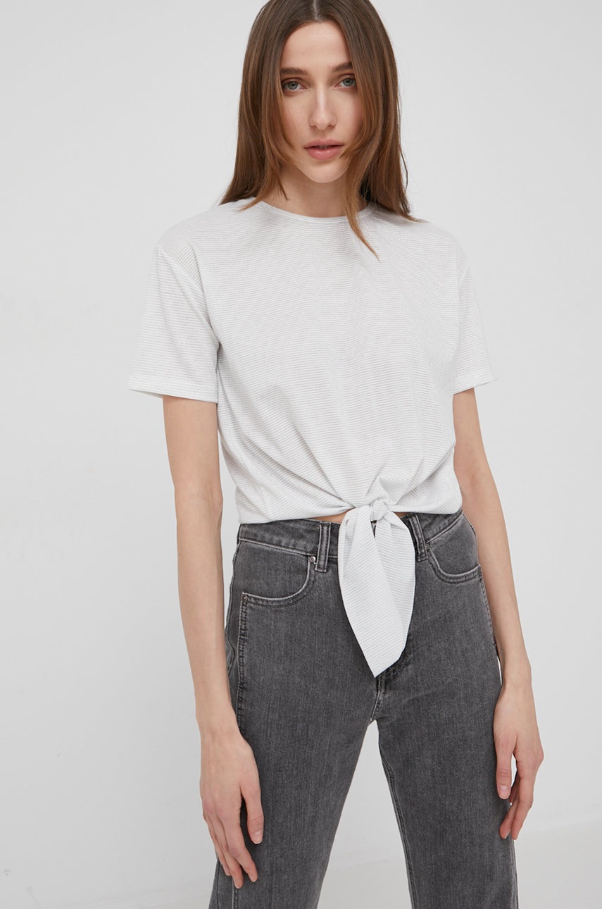

Тениска Answear Lab дамски в бяло, Бял