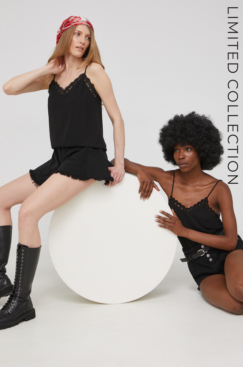 Answear lab x limited festival collection be brave bluza culoarea negru