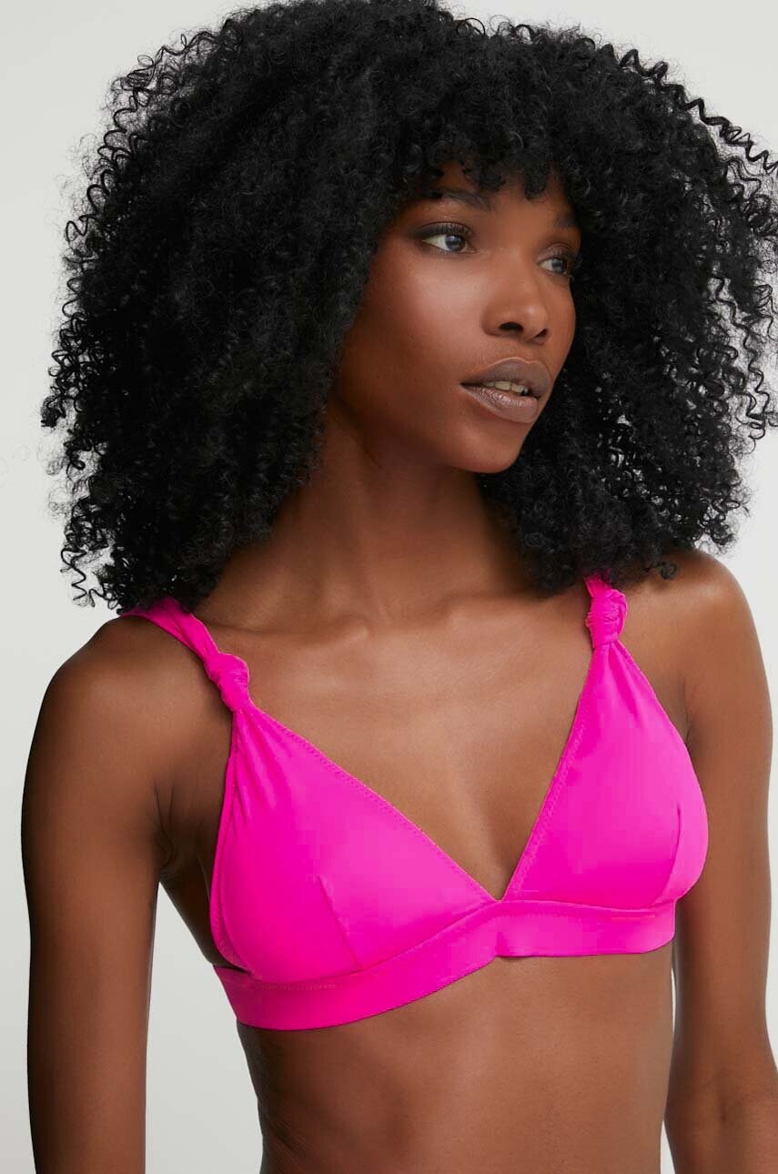 Answear Lab sutien de baie culoarea roz, cupa usor rigidizata Costume de baie 2023-10-03