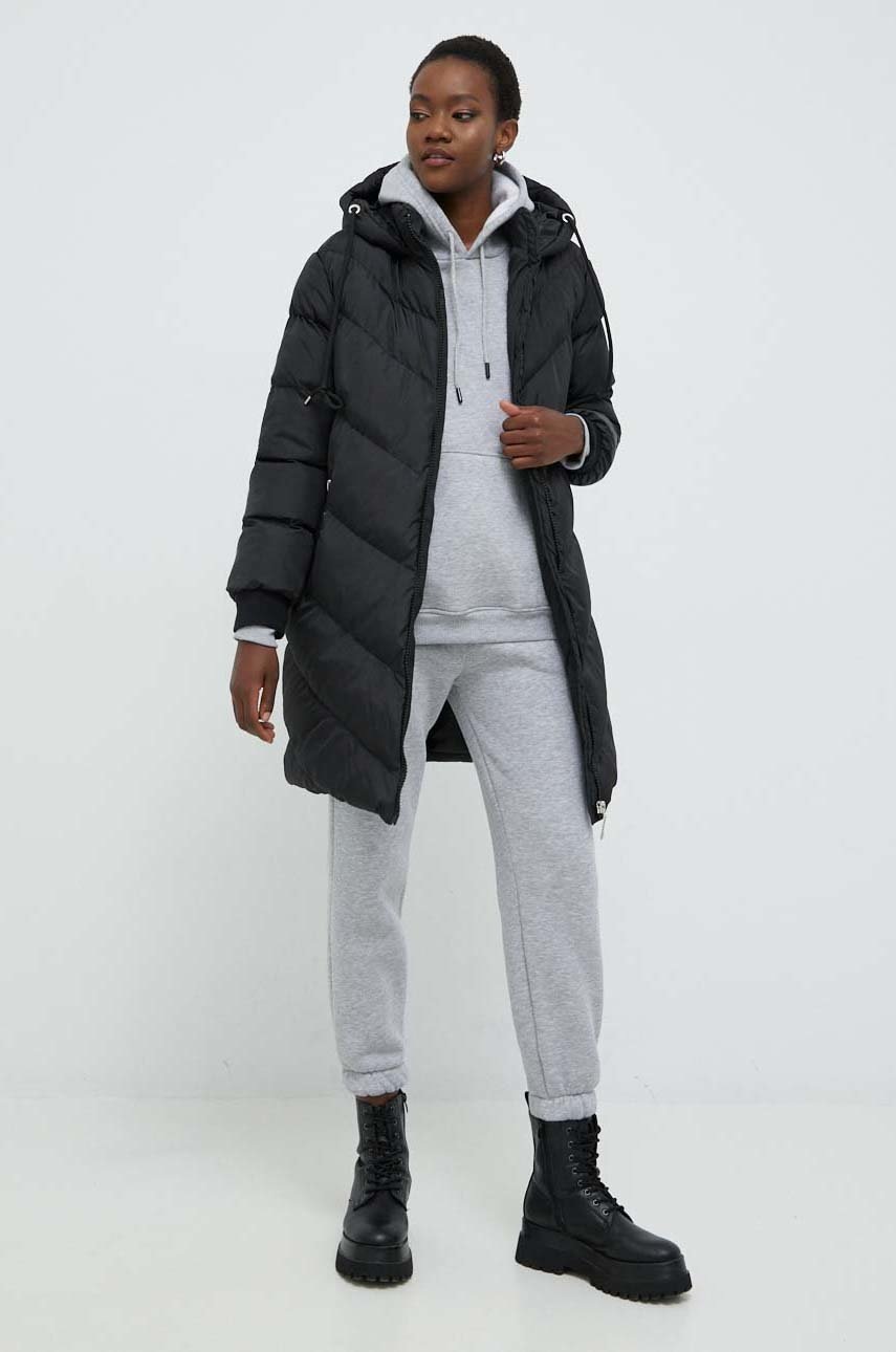 

Куртка Answear Lab женская цвет чёрный зимняя oversize