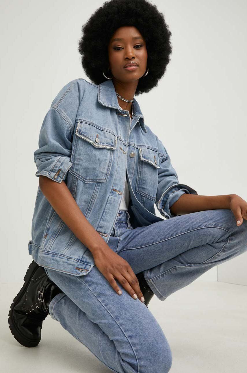 Lab geaca jeans femei, de tranzitie
