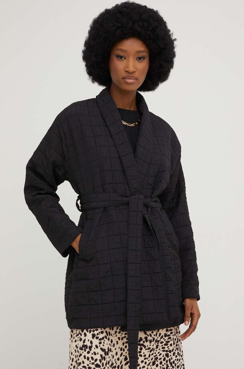

Куртка Answear Lab жіноча колір чорний перехідна oversize