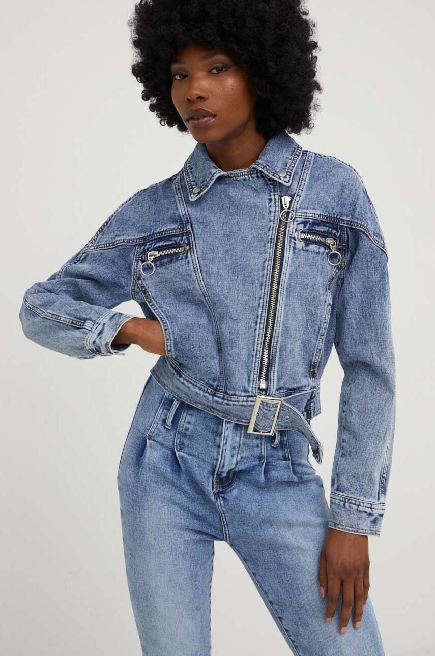 

Джинсовая куртка Answear Lab женская переходная oversize