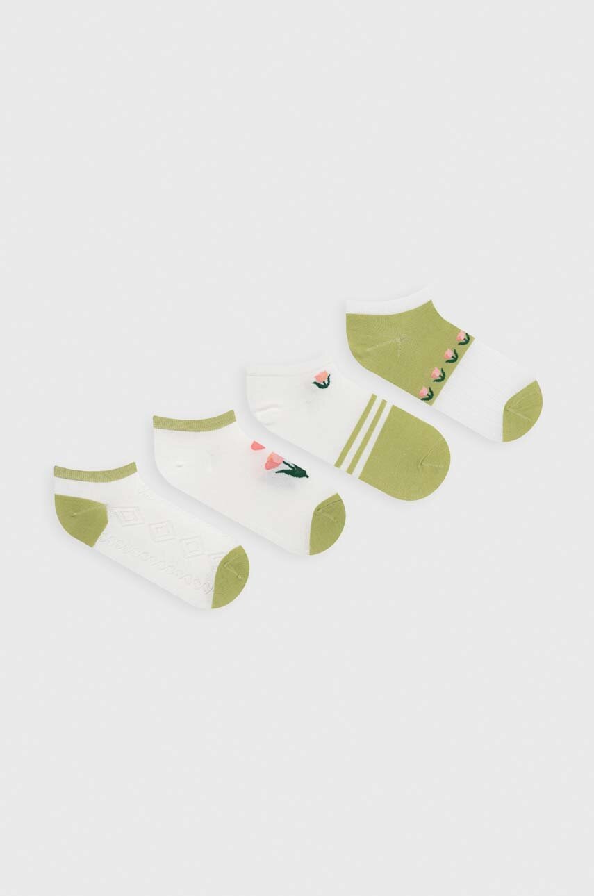 

Шкарпетки Answear Lab 4-pack жіночі колір білий