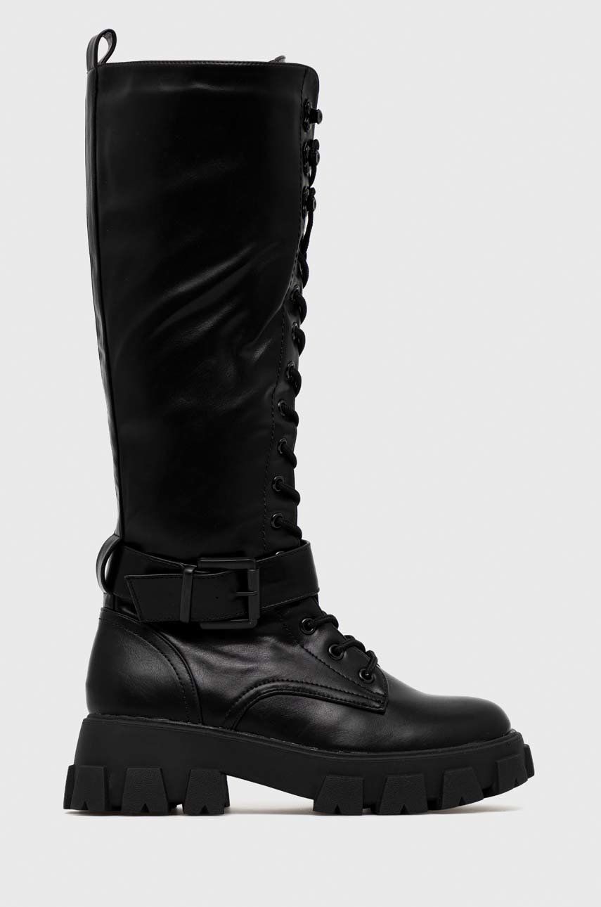 Answear Lab cizme femei, culoarea negru, cu platforma Answear 2023-03-24