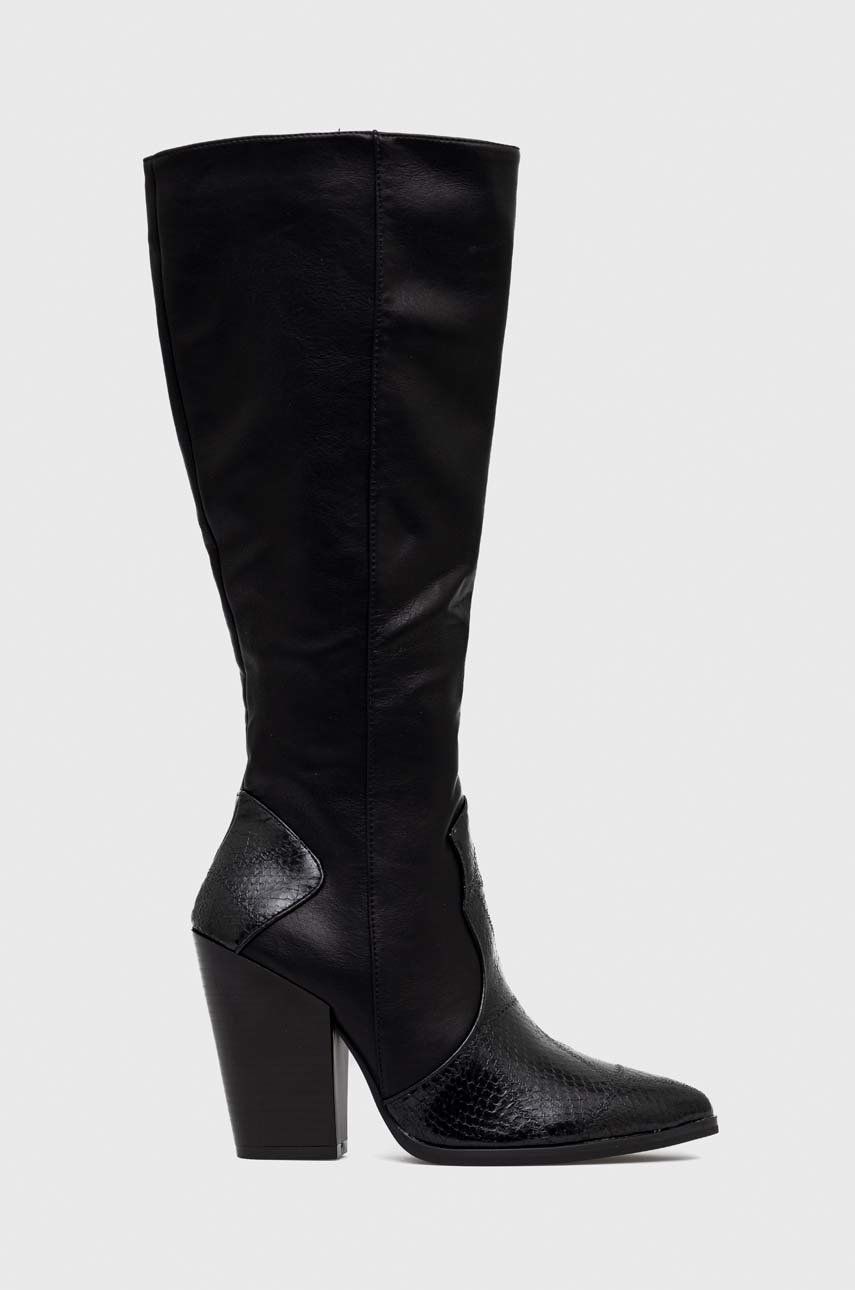 Answear Lab cizme femei, culoarea negru, cu toc drept, izolare usoara Answear 2023-03-24