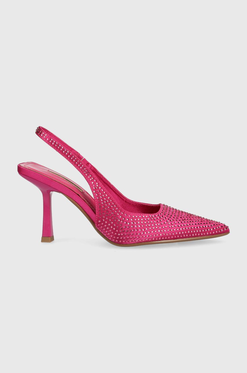 Answear Lab pantofi cu toc culoarea roz Answear