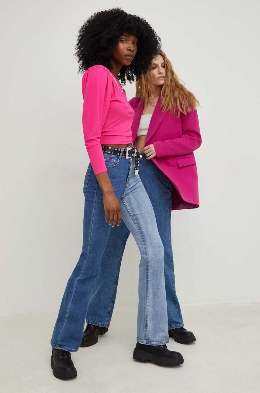 

Джинси Answear Lab X Лімітована колекція SISTERHOOD жіночі висока посадка