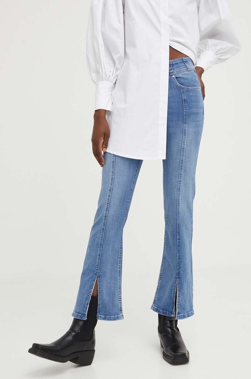 Answear Lab Jeansi X Colectia Limitata Sisterhood Femei Medium Waist