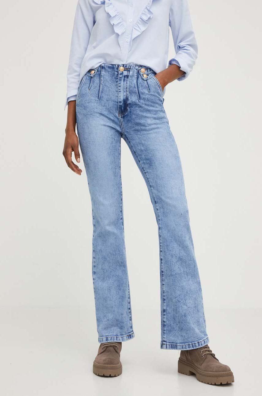 Cotton On low rise bootcut jean in rain blue