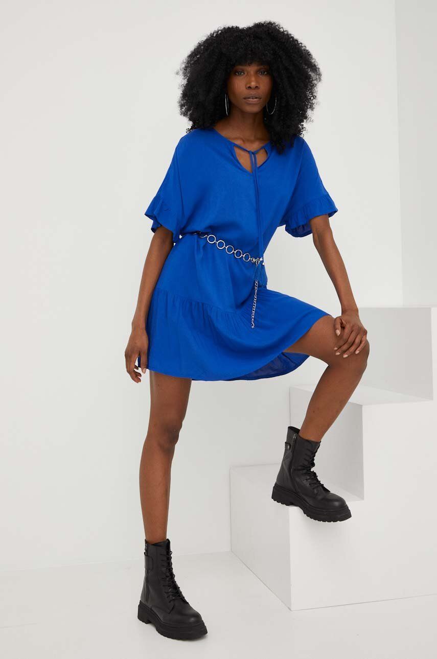 Сукня Answear Lab колір синій mini oversize