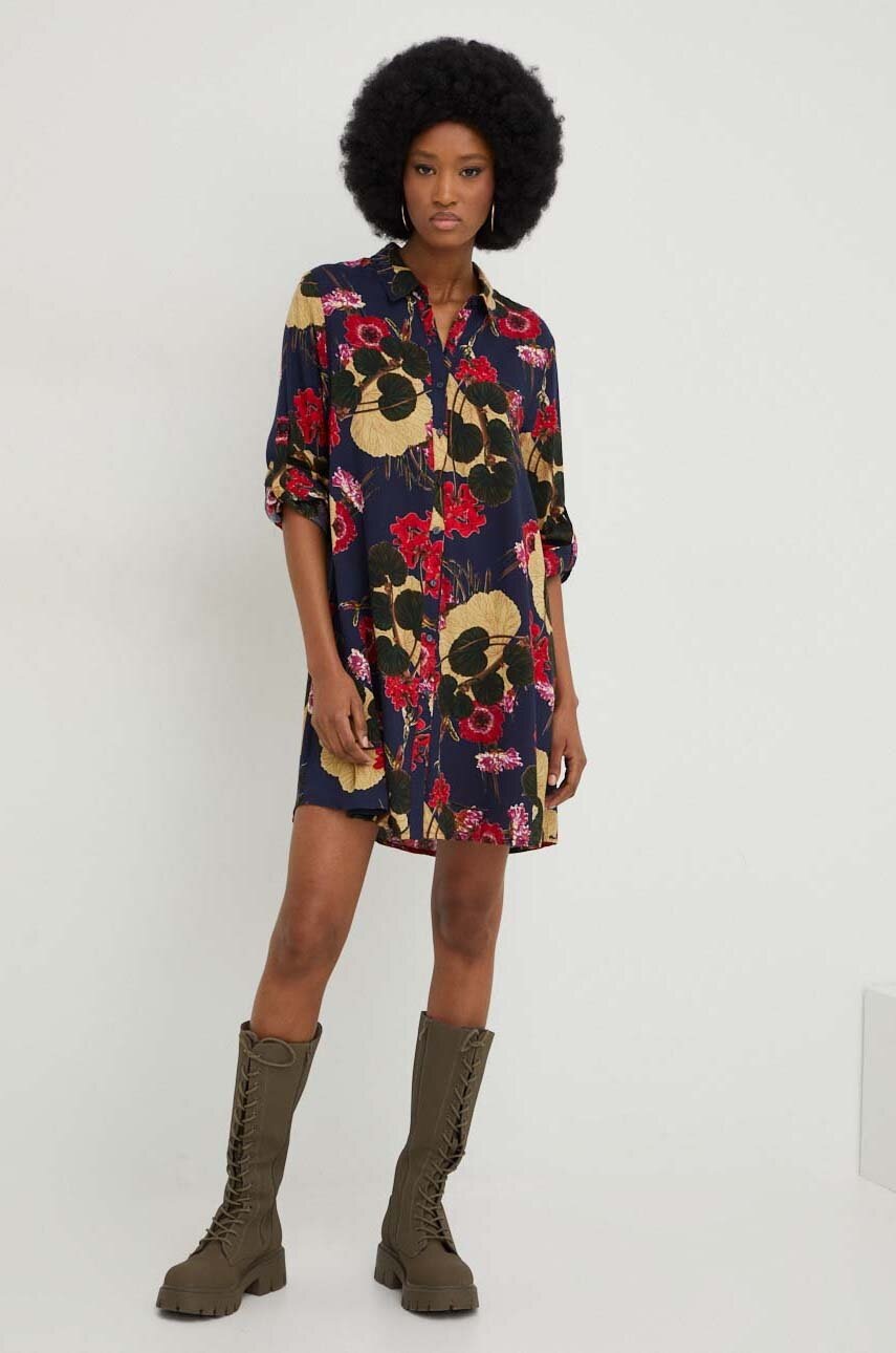 

Сукня Answear Lab колір синій mini oversize
