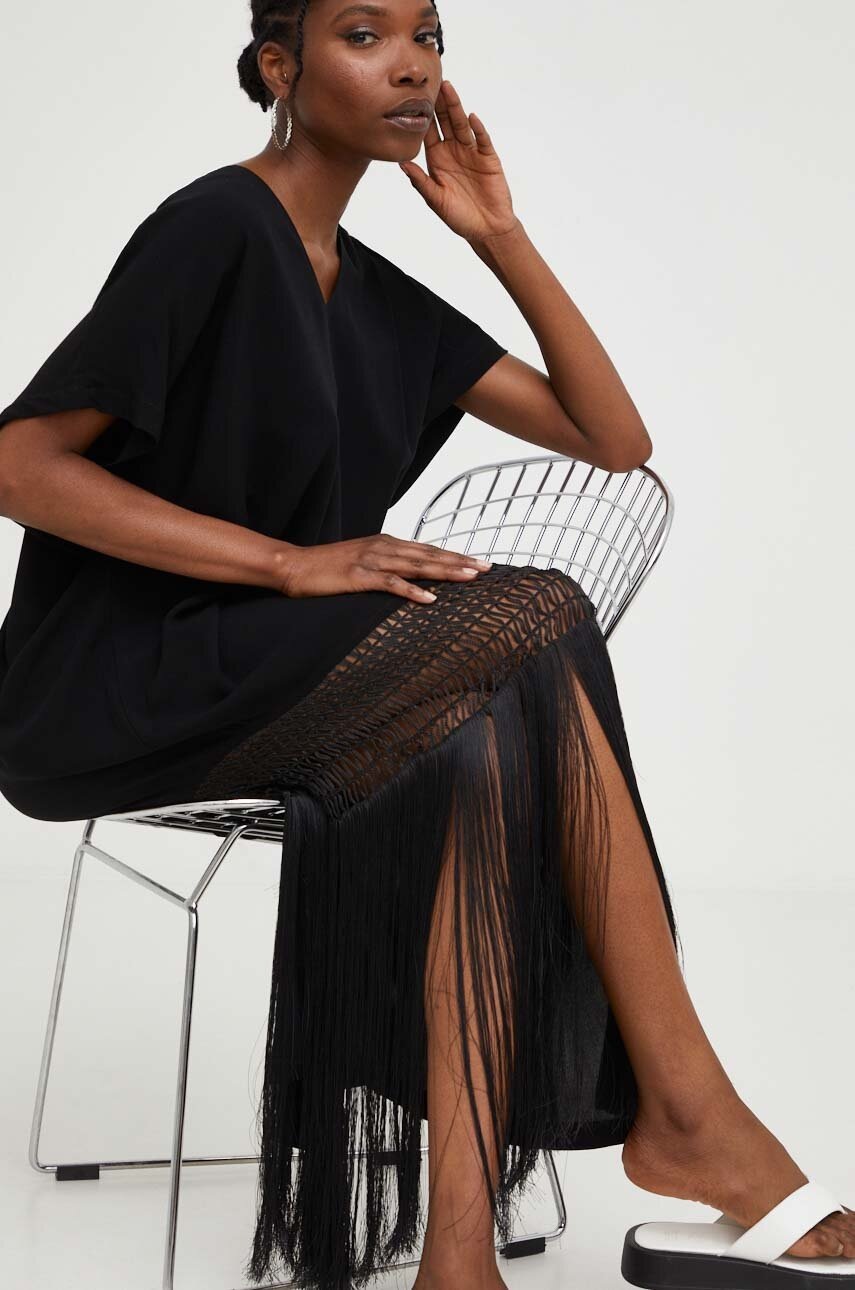 

Сукня Answear Lab колір чорний maxi oversize
