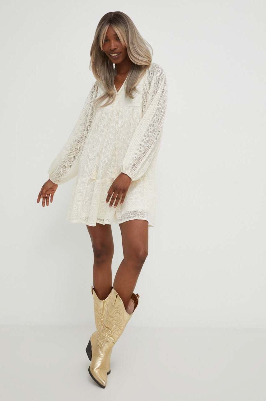 

Сукня Answear Lab колір бежевий mini oversize