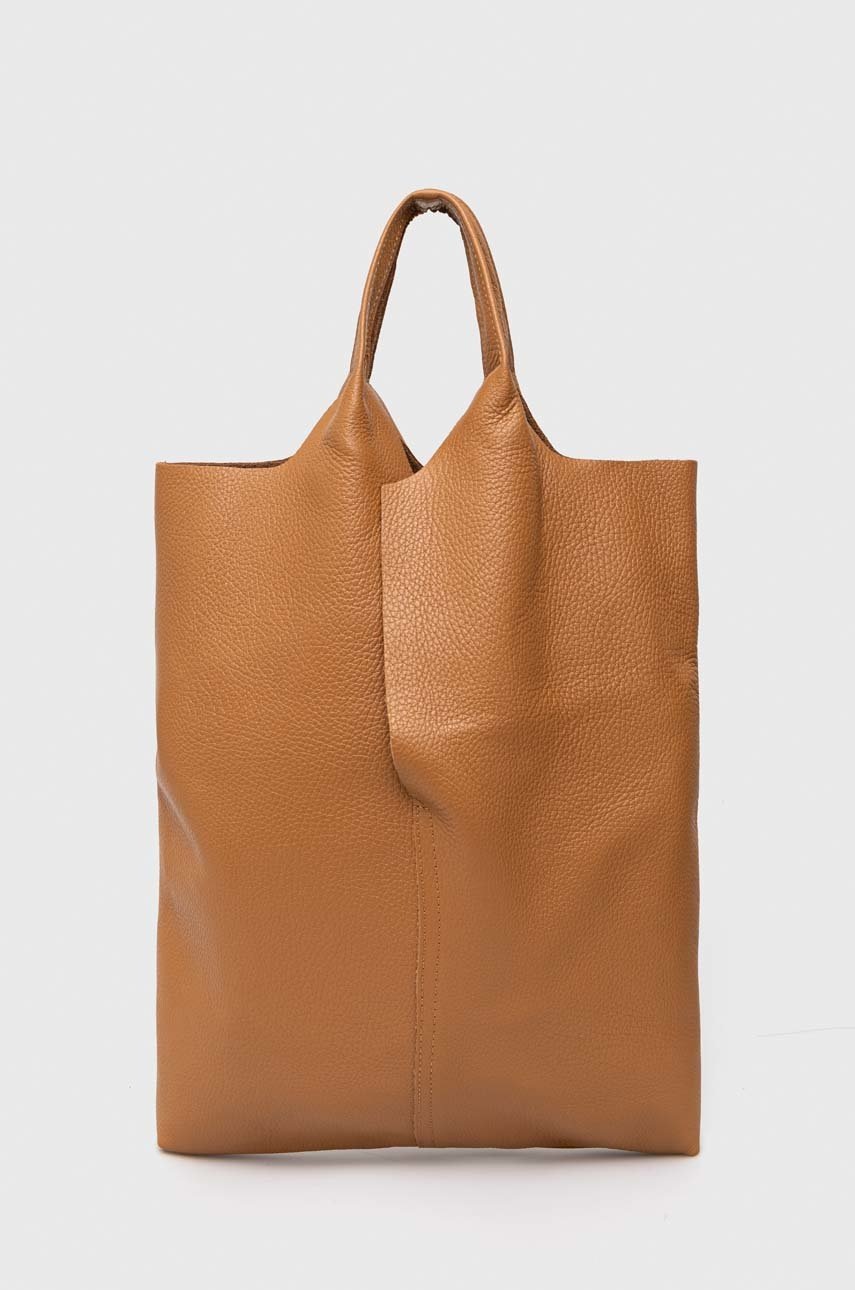

Кожена чанта Answear Lab в кафяво, Кафяв