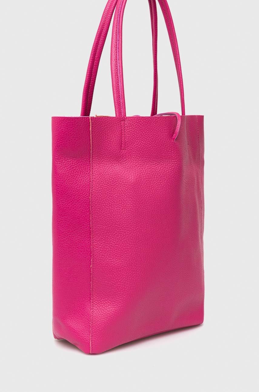 

Кожаная сумочка Answear Lab X лимитированная коллекция SISTERHOOD цвет розовый
