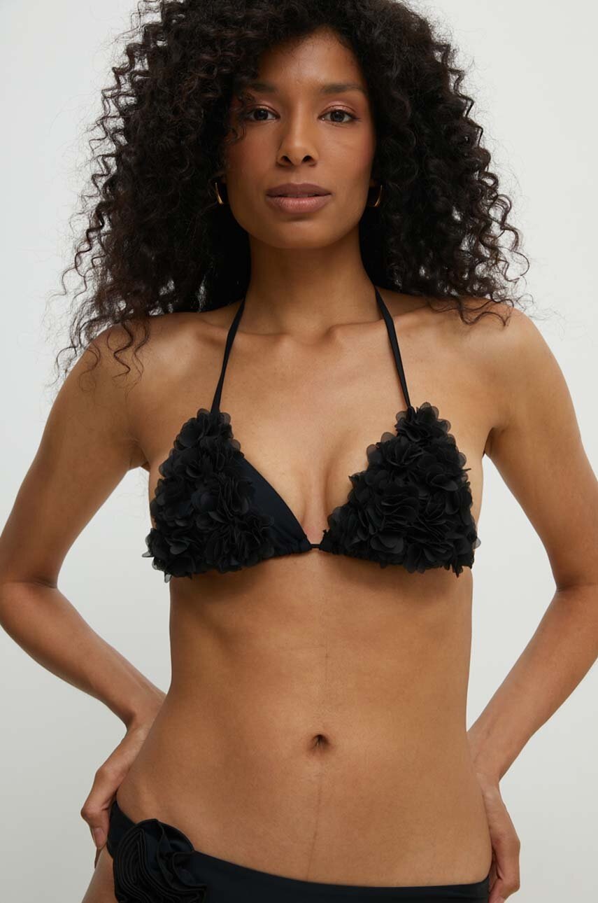 Answear Lab costum de baie culoarea negru, cupa moale