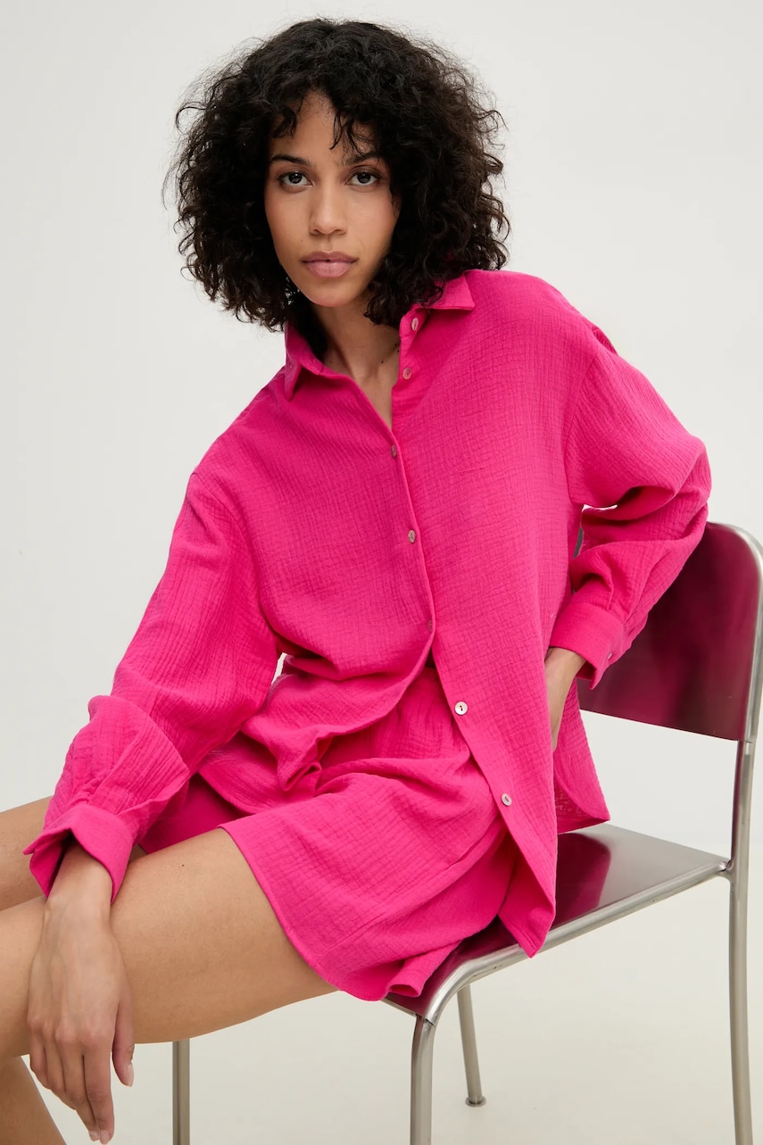 Answear Lab set din bumbac culoarea roz Answear Lab set din bumbac culoarea roz