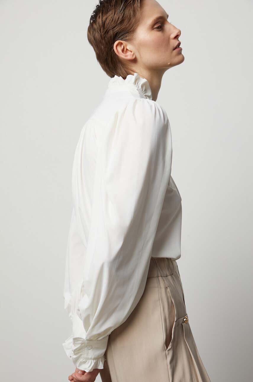 Answear.LAB bluzka damska kolor biały gładka