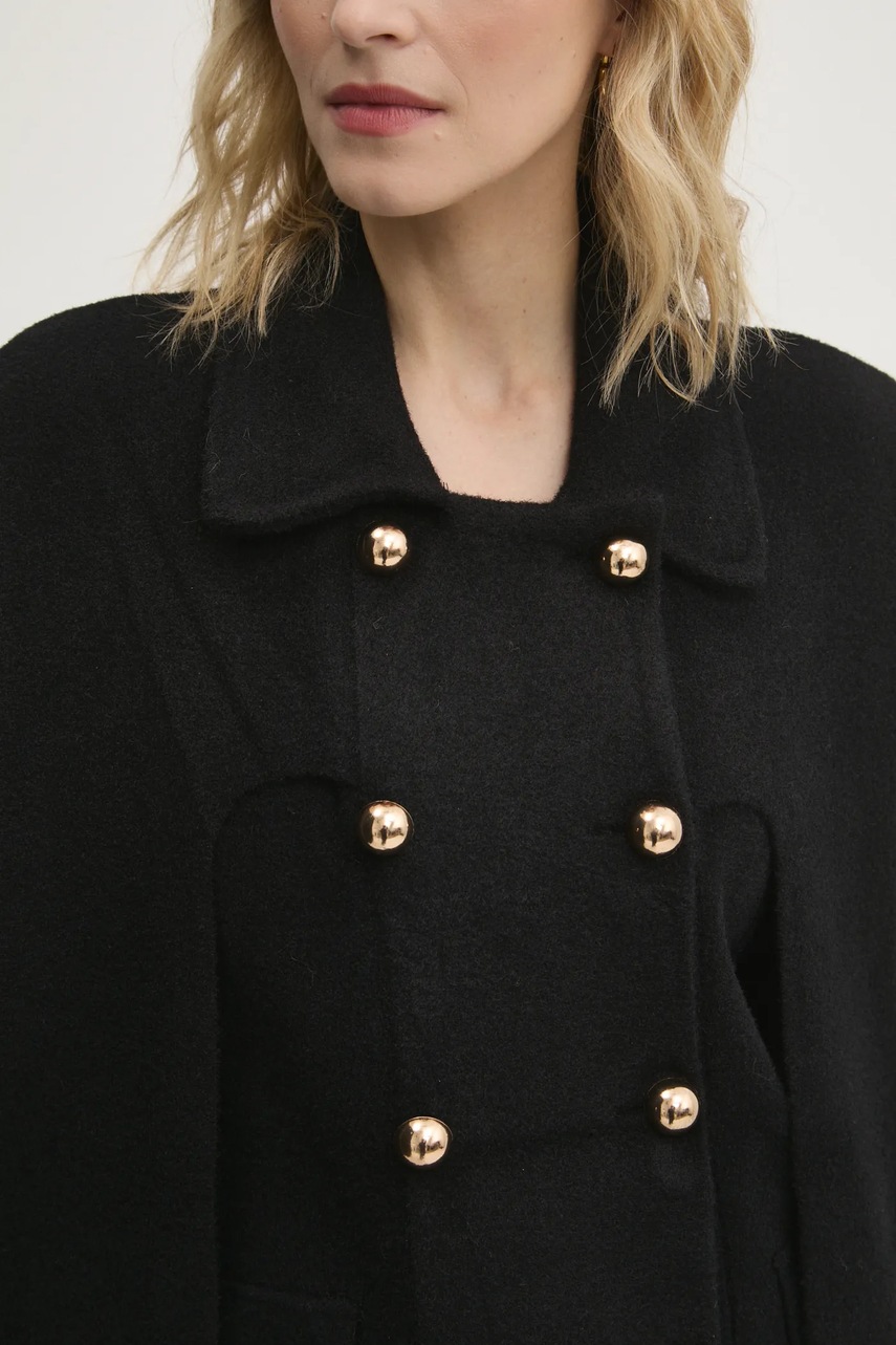 Παλτό Answear.LAB χρώμα: μαύρο φωτογραφία