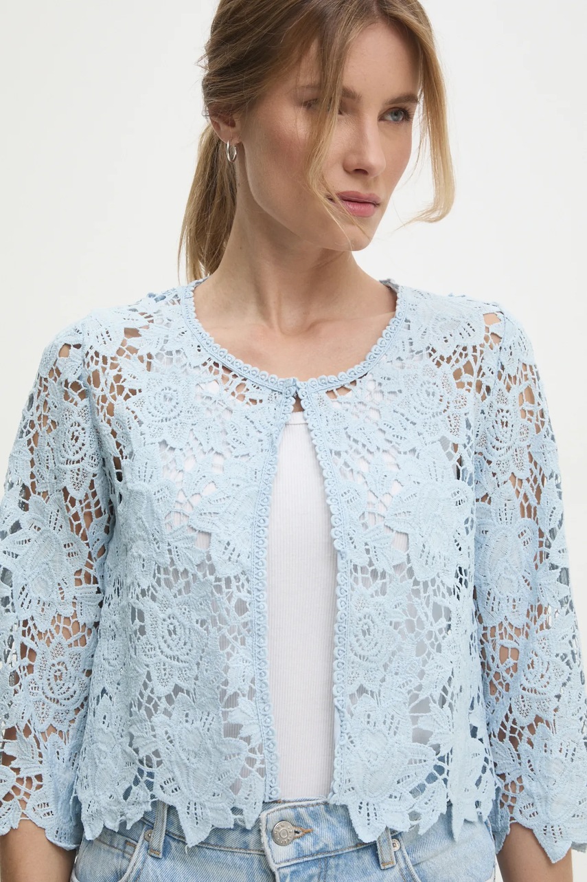 Κάπα Answear.LAB χρώμα: μπλε φωτογραφία