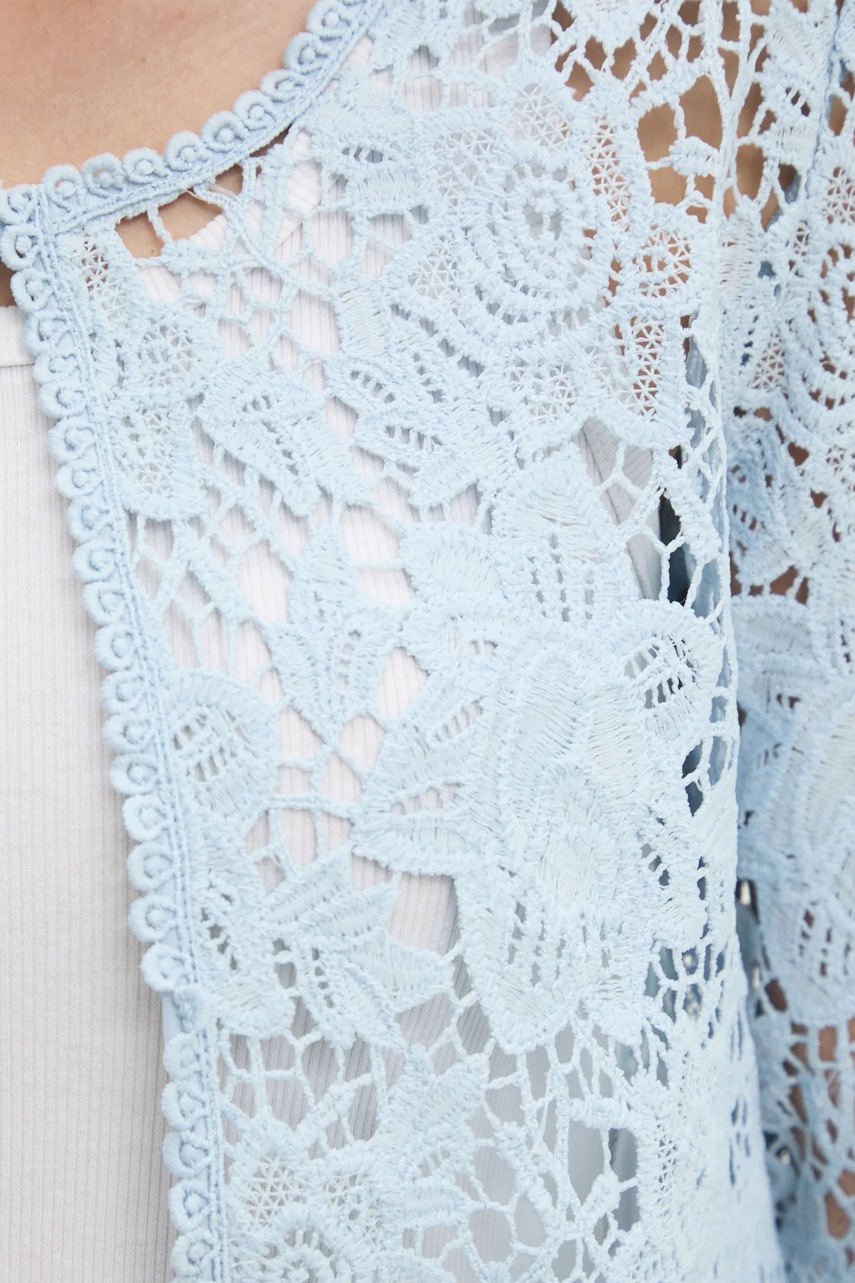 Κάπα Answear.LAB χρώμα: μπλε φωτογραφία