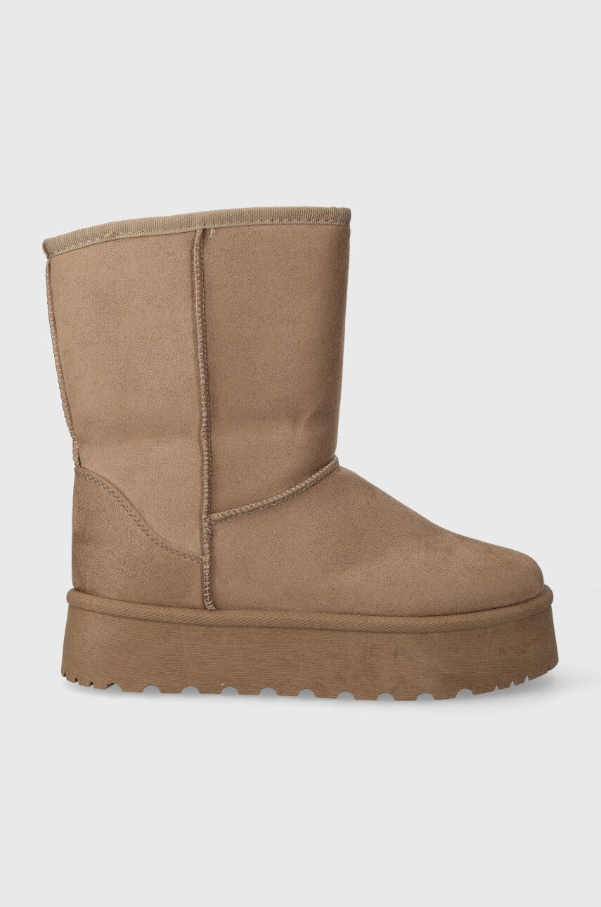 Answear Lab cizme de iarna culoarea bej - Shoppu.ro