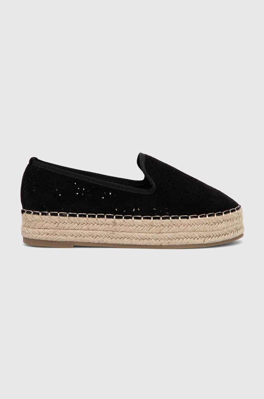 Answear Lab espadrile culoarea negru, cu platforma