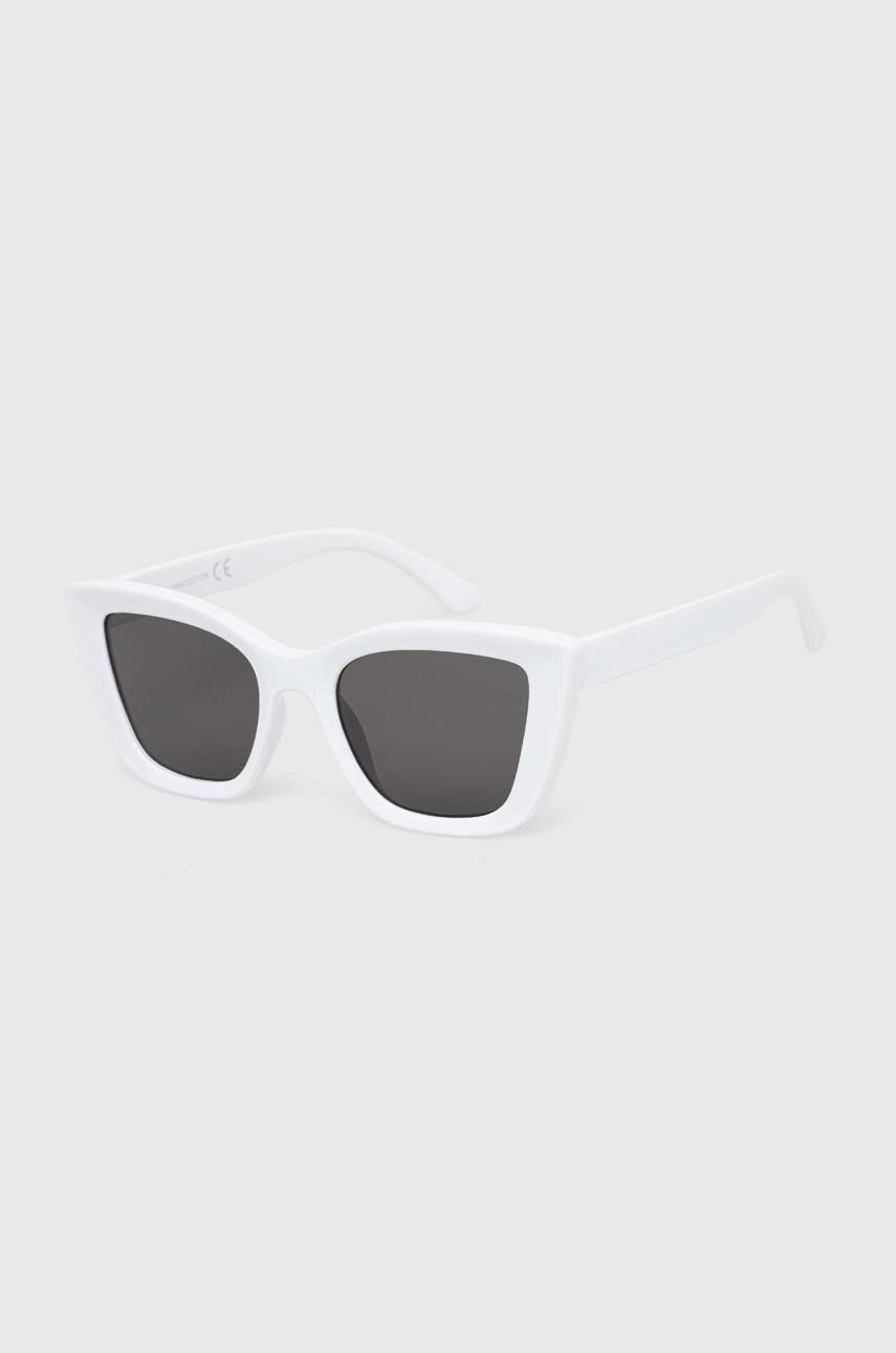E-shop Sluneční brýle Answear Lab dámské, bílá barva