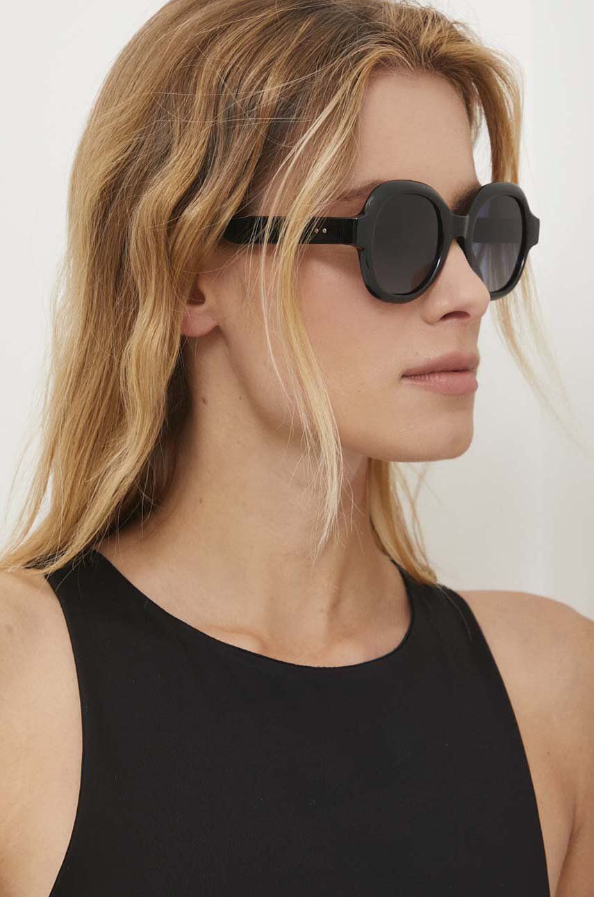 Levně Sluneční brýle Answear Lab s polarizací dámské, černá barva