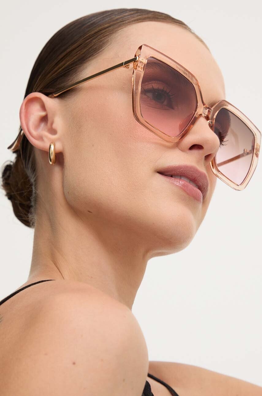 Answear Lab ochelari de soare femei, culoarea bej