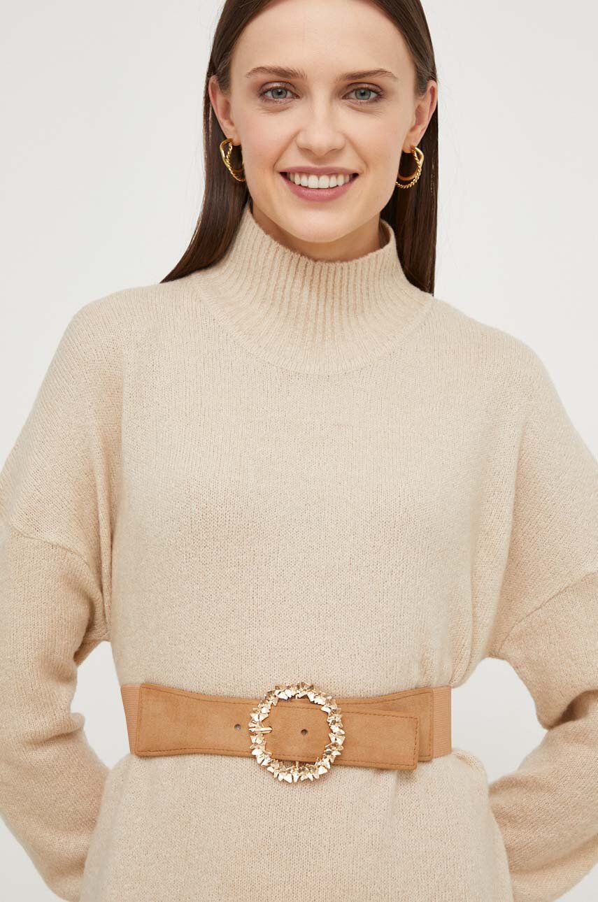 Answear Lab curea femei, culoarea bej - Shoppu.ro