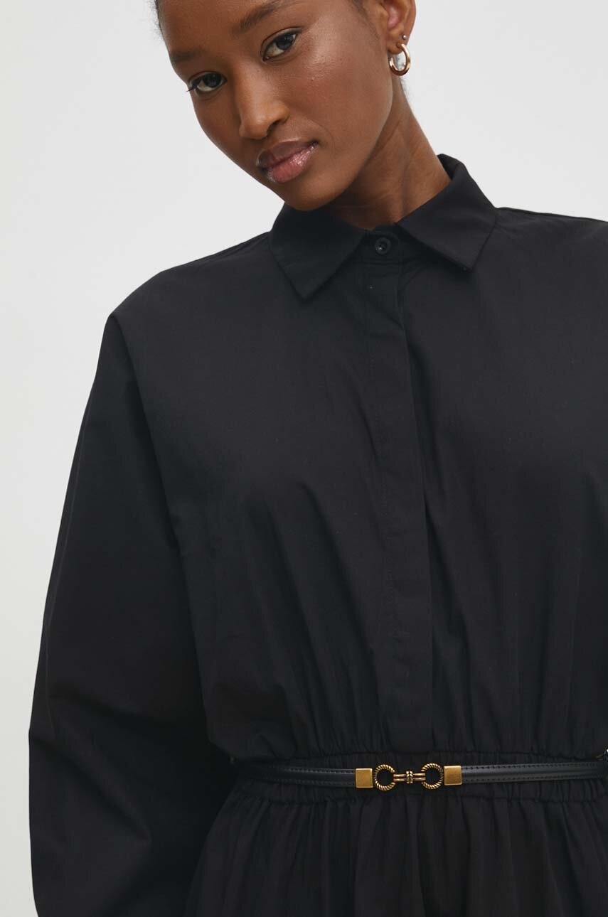 

Кожен колан Answear Lab дамски в черно, Черен