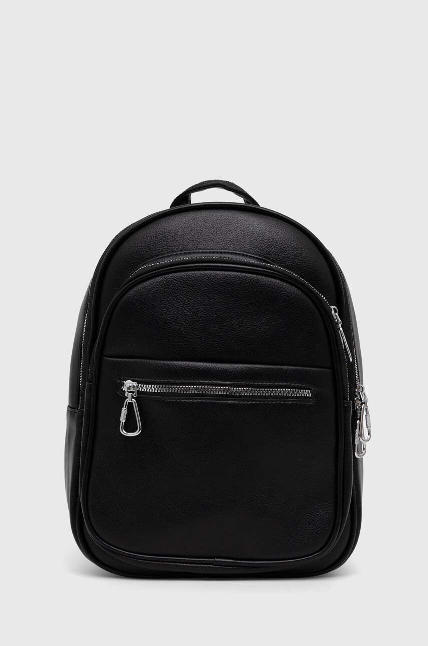 Answear Lab rucsac femei, culoarea negru, mic, neted