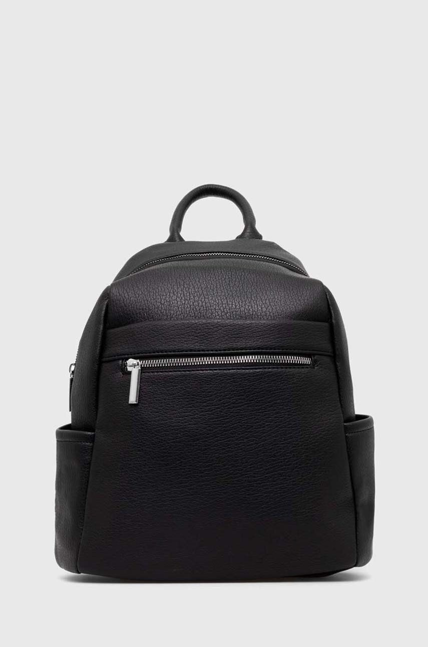 Answear Lab rucsac femei, culoarea negru, mic, neted