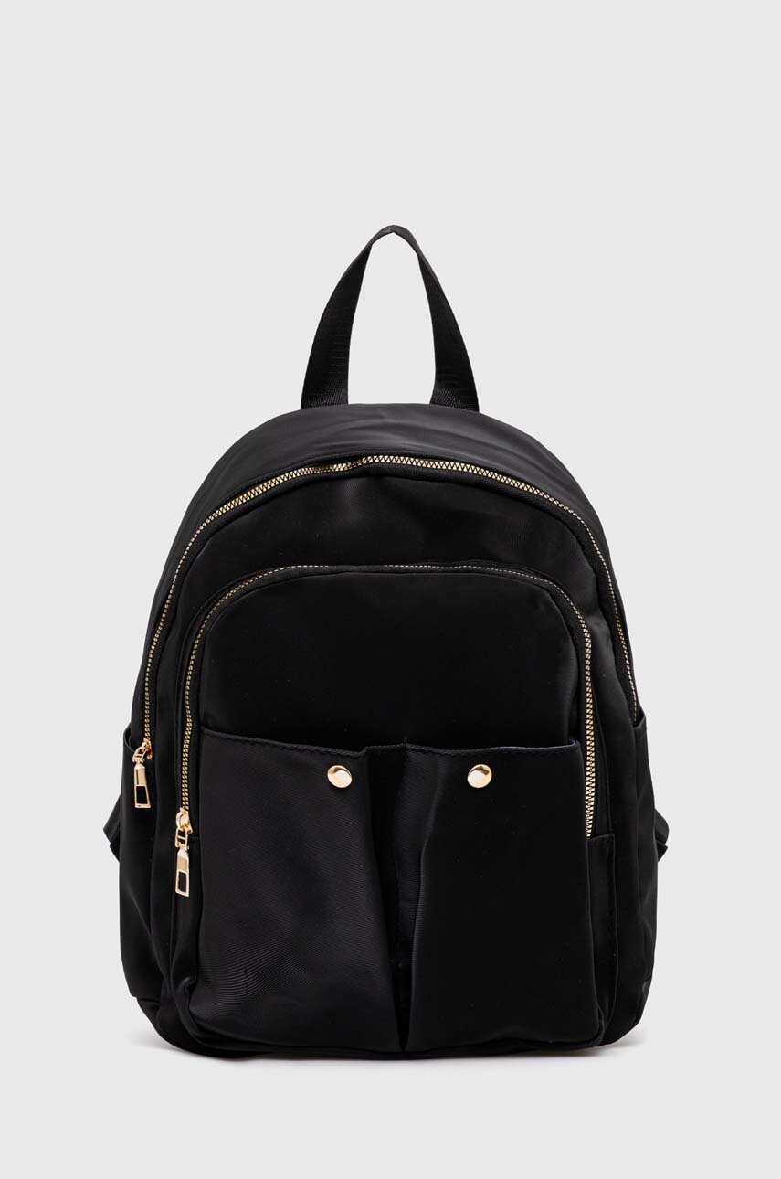 Answear Lab rucsac femei, culoarea negru, mic, neted